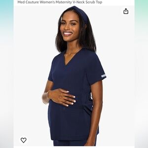 Med Couture maternity scrub top and bottom